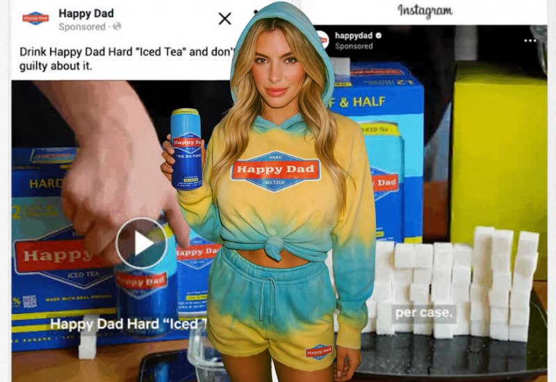 Happy Dad hard seltzer video ad